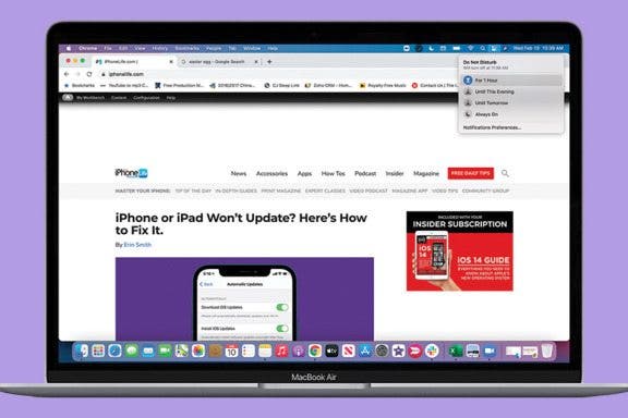 Image for article: How Do You Turn on Do Not Disturb on Your MacBook?