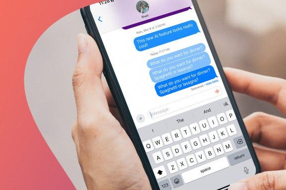 Image for article: View the Edit History of a Text Message on iPhone