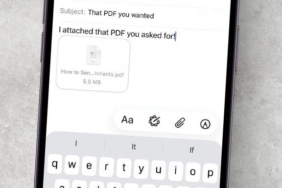 Image for article: How to Send an Email on iPhone with Attachments