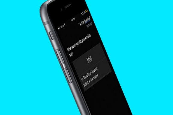 Image for article:  How to Send an Email Using Siri on iPhone