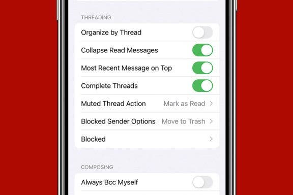 Image for article: How to Turn Off Email Threads in Mail