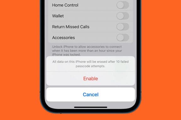 Image for article: Set Your iPhone to Automatically Erase All Content & Settings
