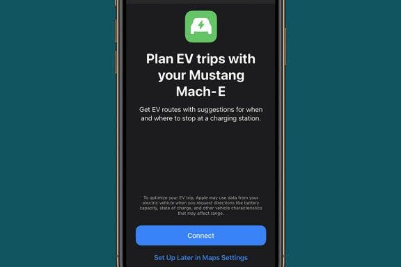 Image for article: How to Unlock the Hidden Apple Maps EV Route Planner