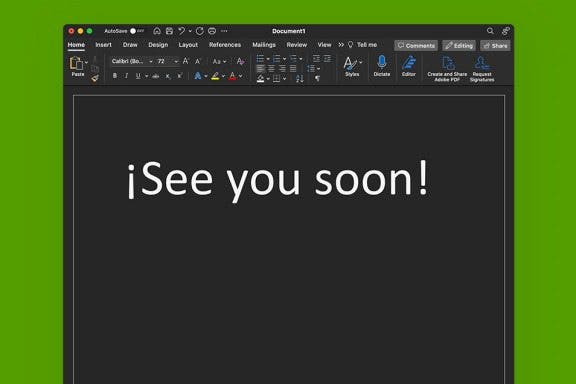 Image for article: How to Type an Upside-Down Exclamation Point on a Mac