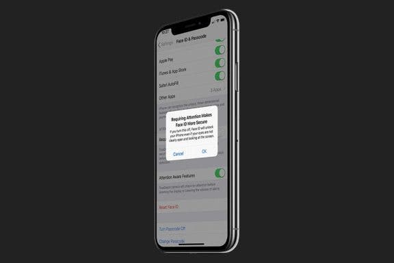 Image for article: Speed Up Face ID By Disabling Attention Awareness on iPhone