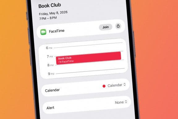 Image for article: How to Create a FaceTime Link & Send a FaceTime Calendar Invite