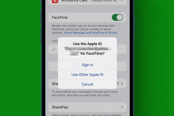 Image for article: FaceTime Keeps Hanging Up on iPhone & iPad
