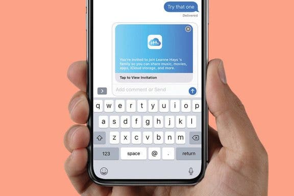 Image for article: How to Send & Accept Family Sharing Invitations on Your iPhone (Updated for 2020)