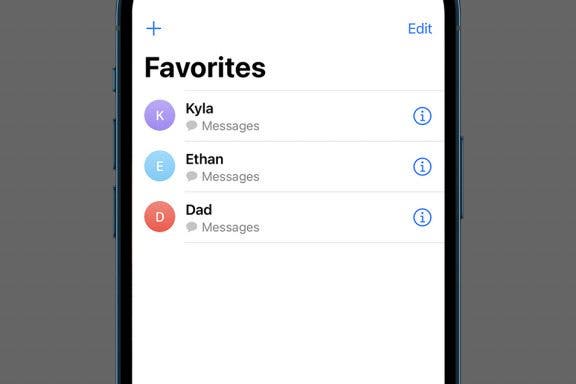 Image for article: How to Add Favorite Contacts on iPhone