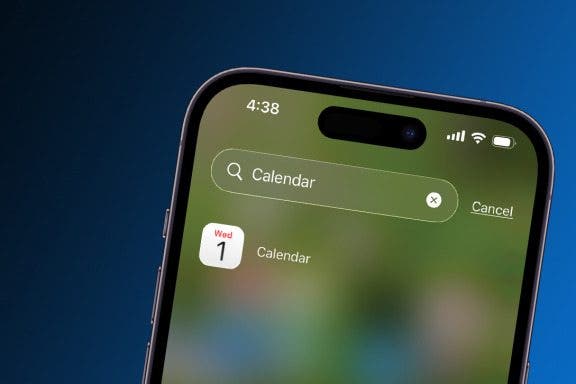 Image for article: iPhone Calendar Disappeared? Add the Calendar Back Fast!