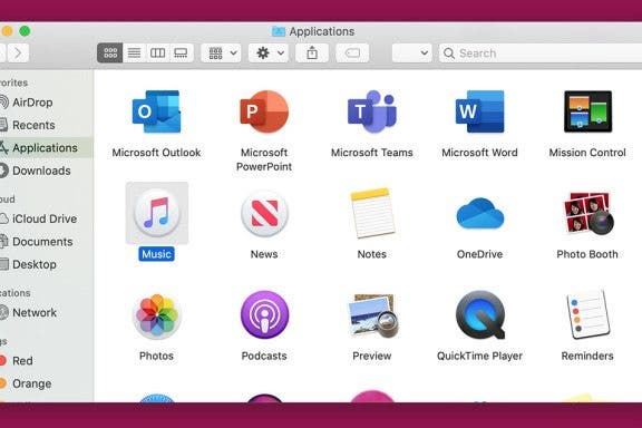 Image for article: How to Open Apple Music on a Mac with Finder