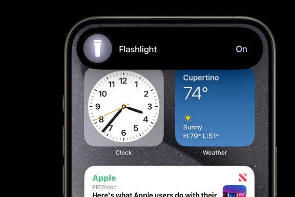 Image for article: Switch Off Your iPhone’s Flashlight with a Single Tap