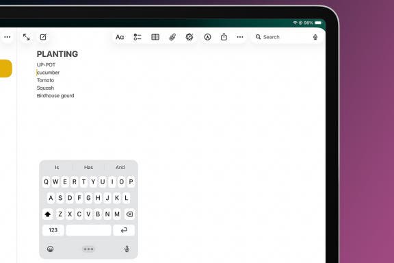Image for article: How to Turn Off the Floating Keyboard on Your iPad