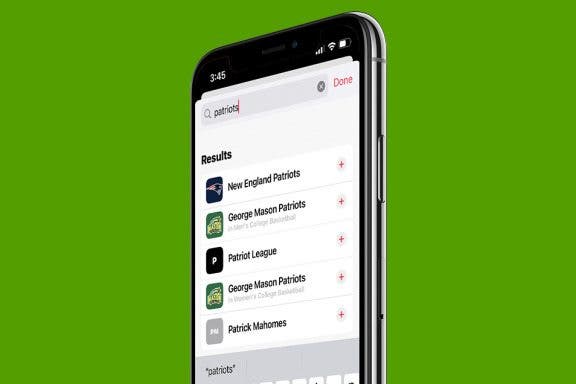 Image for article: Follow Your Favorite Sports Team in the News App