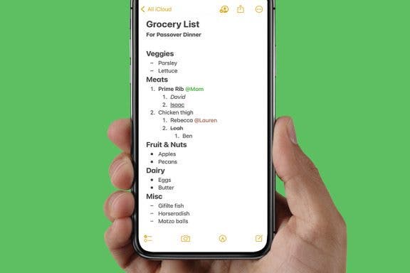 Image for article: How to Format Notes with the Notes App