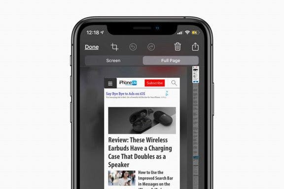 Image for article: How to Take Full-Page Screenshots on iPhone