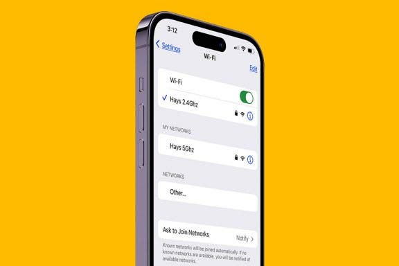 Image for article: How to Check Your Wi-Fi Ghz on iPhone & iPad 