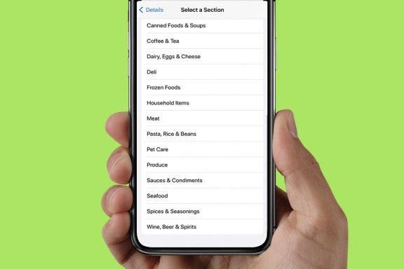 Image for article: iPhone Grocery List Sorting Wrong? Here's How to Fix It