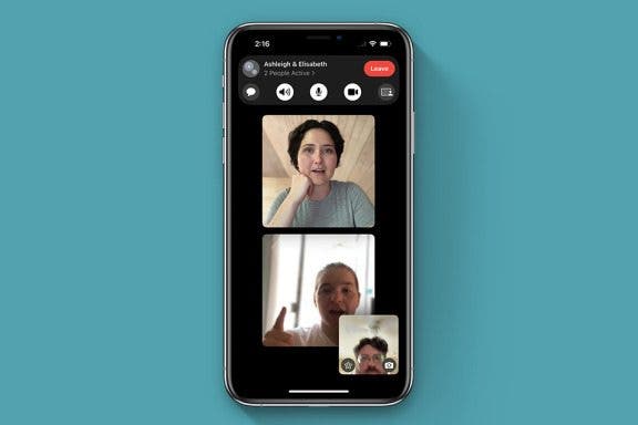 Image for article: How to FaceTime Multiple People from a Group Text on iPhone