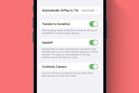 Image for article: How to Move an Open App from iPhone to Mac