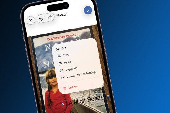 Image for article: How to Convert Text to Handwriting in Photos (iOS 26)