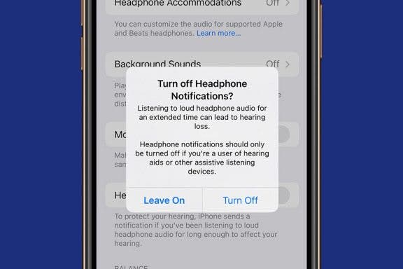 Image for article: How to Turn Off Headphone Safety Notifications on iPhone