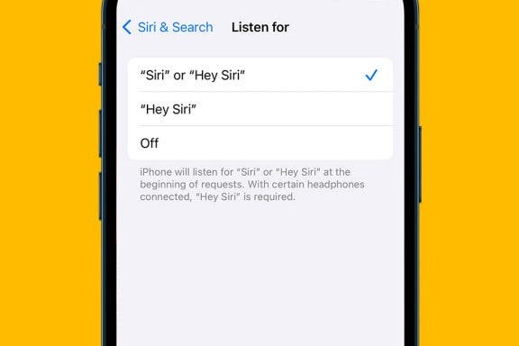 Image for article: Enable Siri: How to Switch Back to Hey Siri