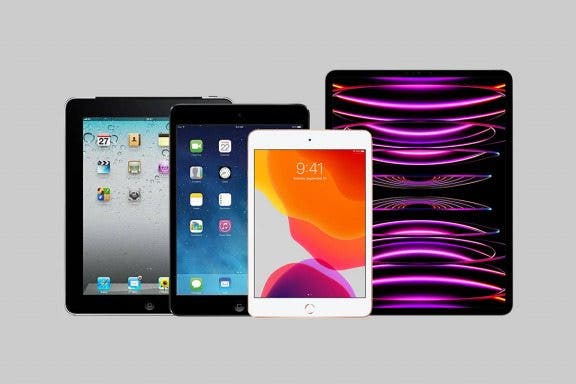 Image for article: The History of the iPad—Every Generation of iPad in Order