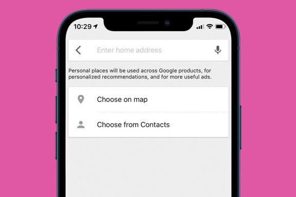 Image for article: How to Change Work & Home Addresses in Maps on an iPhone