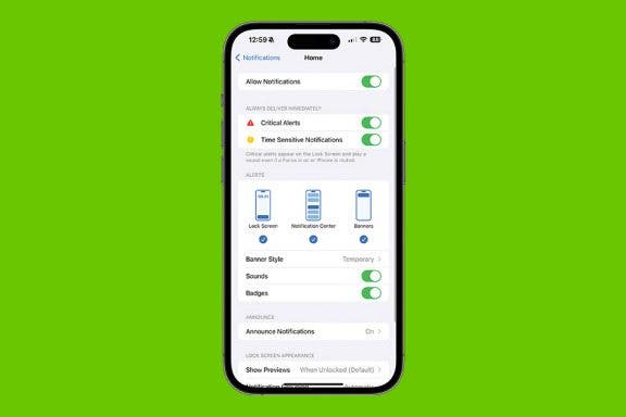 Image for article: Fixed: iPhone Stuck on Home Critical Alerts