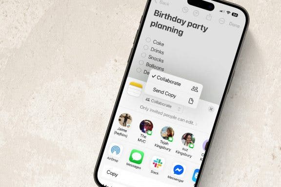 Image for article: How to Make a Shared Note & Collaborate on an iPhone