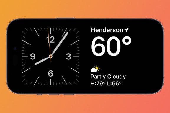 Image for article: Turn Your iPhone into a Bedside Clock with StandBy
