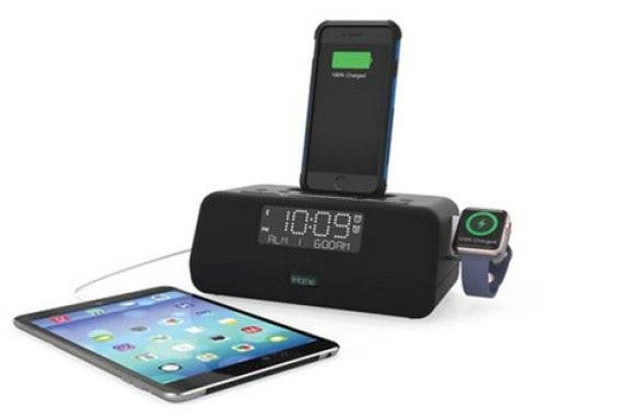 Image for article: iHome's Clock Radio Doubles as a Dual iPhone and Apple Watch Charging Dock