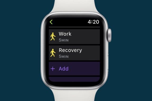 Image for article: Create a Custom Interval Workout on Your Apple Watch (watchOS 9) 