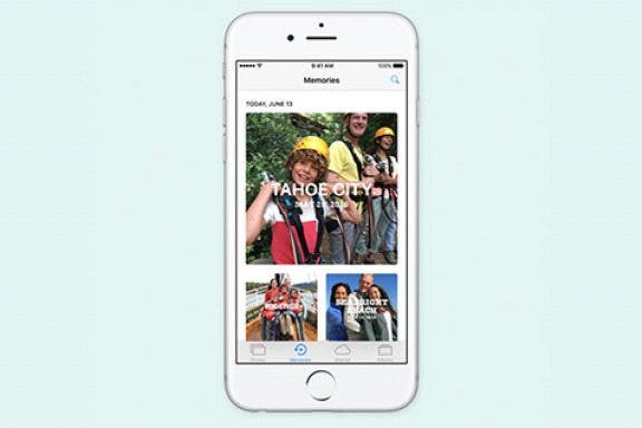 Image for article: iOS 10: Photos App will Boast New “Memories” Tab and Facial Recognition Technology
