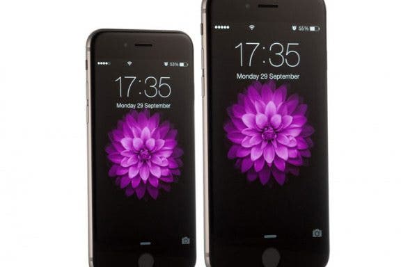 Image for article: Tip of the Day: Horizontal iPhone 6 Keyboard Has Forward and Backward Cursor Buttons