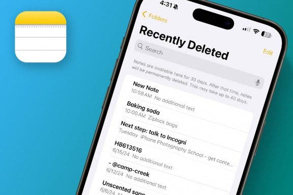 Image for article: iPhone Notes Disappeared? Easy Ways to Get Them Back