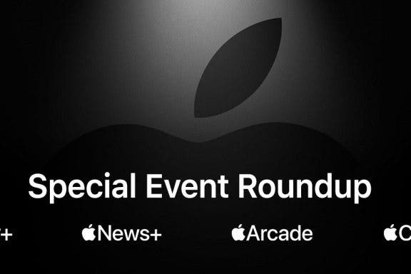 Image for article: Everything Apple Announced at Apple's Spring Event: Video Streaming, News & Gaming Services, an Apple Credit Card, More