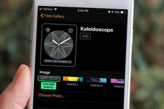 Image for article: How to Create a Kaleidoscope Apple Watch Face on iPhone