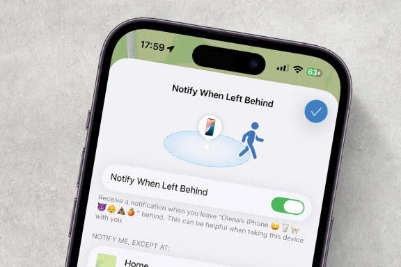 Image for article: How to Disable Device Left Behind Alerts on iPhone
