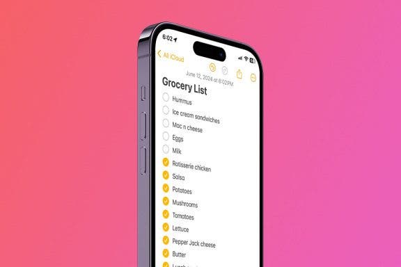 Image for article: Easily Make a To-Do List in Notes