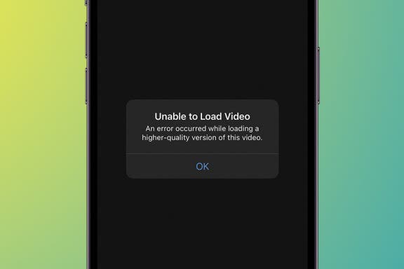 Image for article: Fixed: Unable to Load Video on iPhone