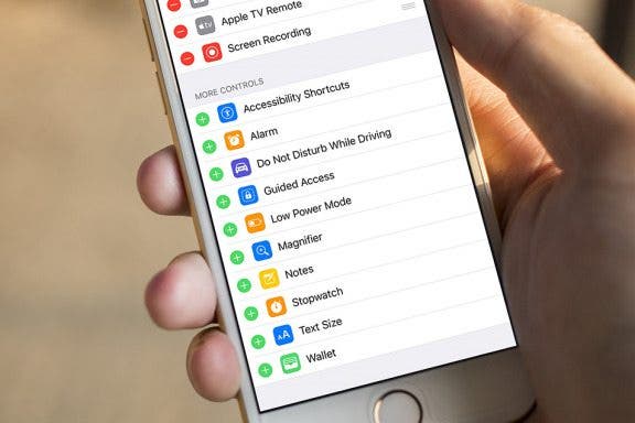 Image for article: How to Add Low Power Mode to Control Center with iOS 11 on iPhone