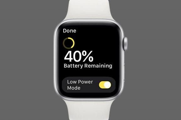 Image for article: How to Turn Low Power Mode Off & On in watchOS 9 on Apple Watch 