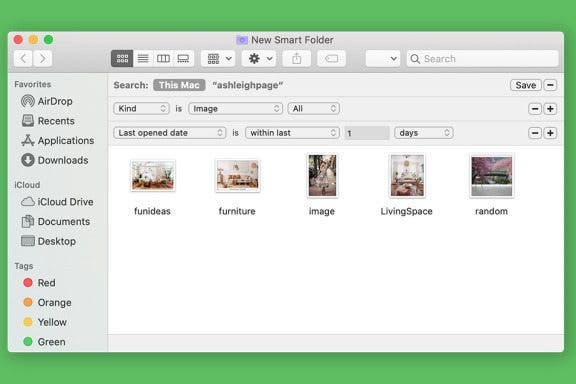 Image for article: How to Create a Smart Folder on a Mac