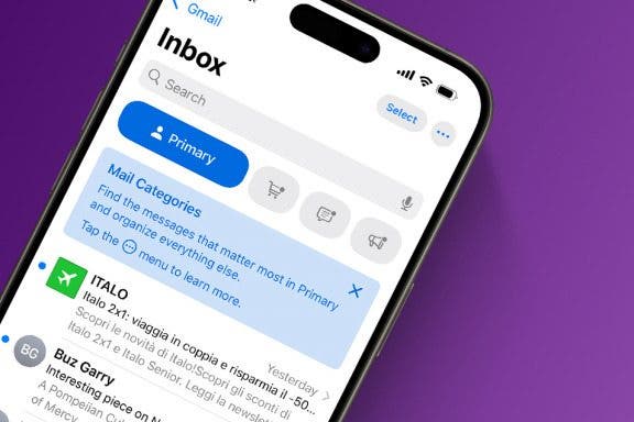 Image for article: Sort Your Inbox into Categories in the Mail App
