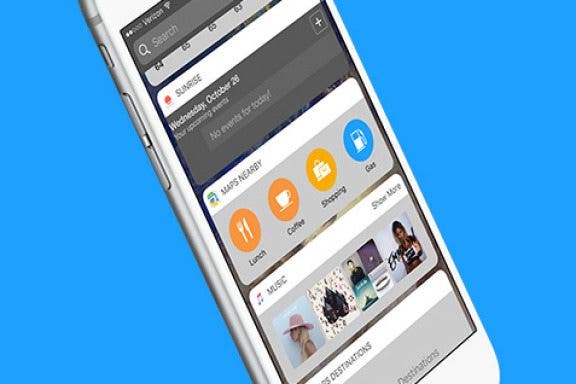 Image for article: How to Search Nearby Maps Locations from Widgets Screen in iOS 10