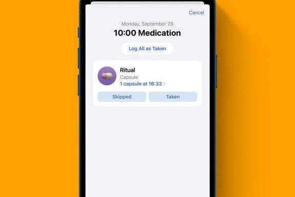 Image for article: How to Use the Health App to Remember to Take Medications