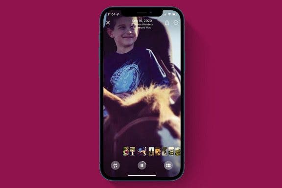 Image for article: How to Share Photo Memories with Music on iPhone