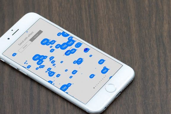 Image for article:  How to Use the New Message Effects (Echo & Spotlight) with iOS 11 on iPhone